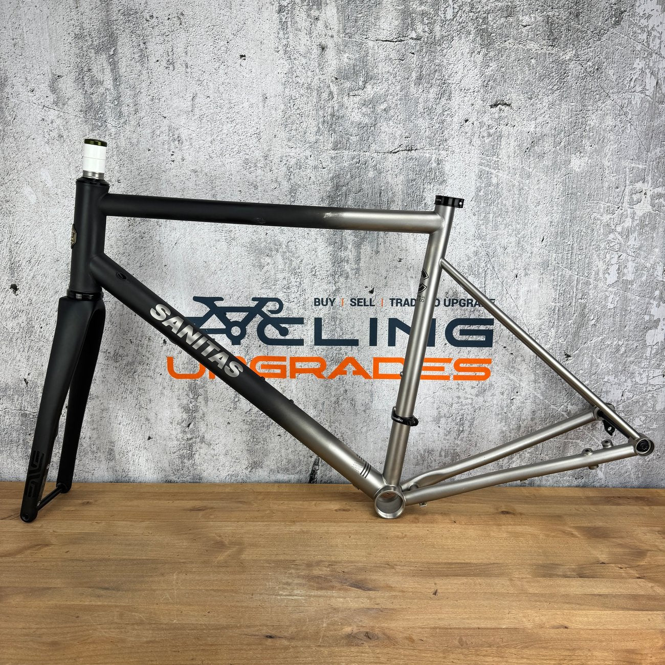 2024 Sanitas All-Road Cerakote 58cm Titanium Disc Frameset 700c Enve Fork