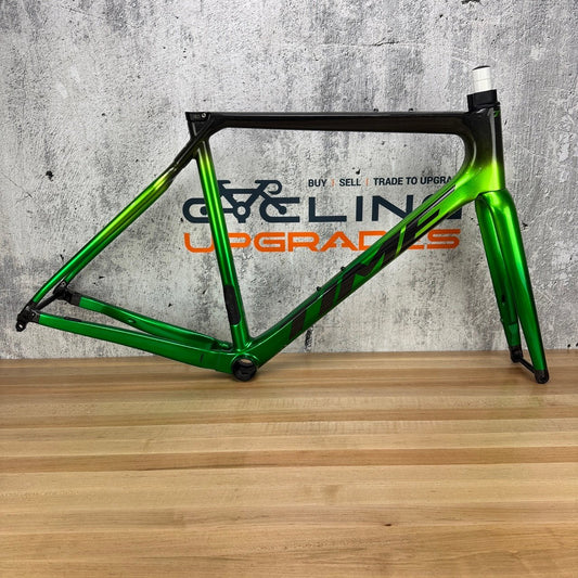 2024 Time ADHX 45 Vertical Green Medium Carbon Disc Gravel Frameset 700c 1882g