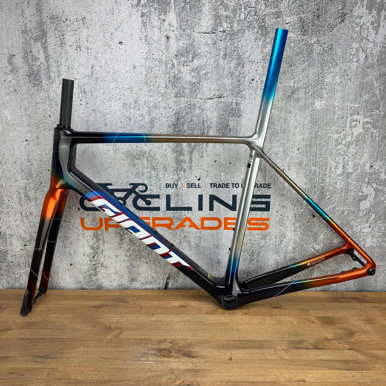 New! 2025 Giant TCR Advanced SL Team M/L (56.5cm TT) Carbon Disc Frameset 700c