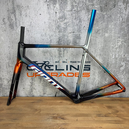 New! 2025 Giant TCR Advanced SL Team M/L (56.5cm TT) Carbon Disc Frameset 700c