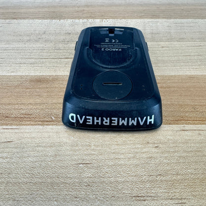 Hammerhead Karoo 2 Black With Garmin Adapter Computer