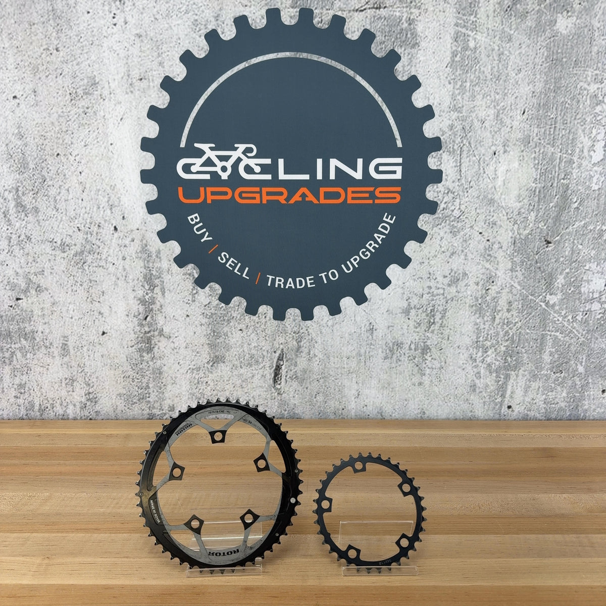 Rotor NoQ 50/34t 5-Bolt 110BCD 11-Speed Bike Chainring Set 138g — photo 2 of 6
