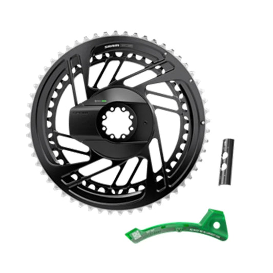 New! SRAM Red AXS E1 Quarq Power Meter 54/41t Black 12-Speed Chainring Set
