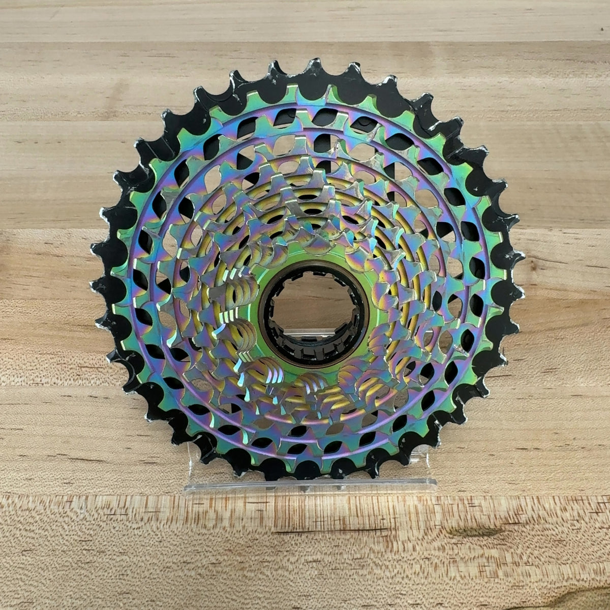 Low Mile! 2025 SRAM Red AXS XG-1290 10-36t E1 Rainbow 10-36t 12-Speed E1 Cassette