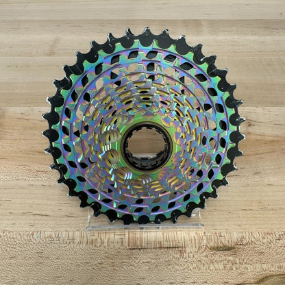 Low Mile! 2025 SRAM Red AXS XG-1290 10-36t E1 Rainbow 10-36t 12-Speed E1 Cassette