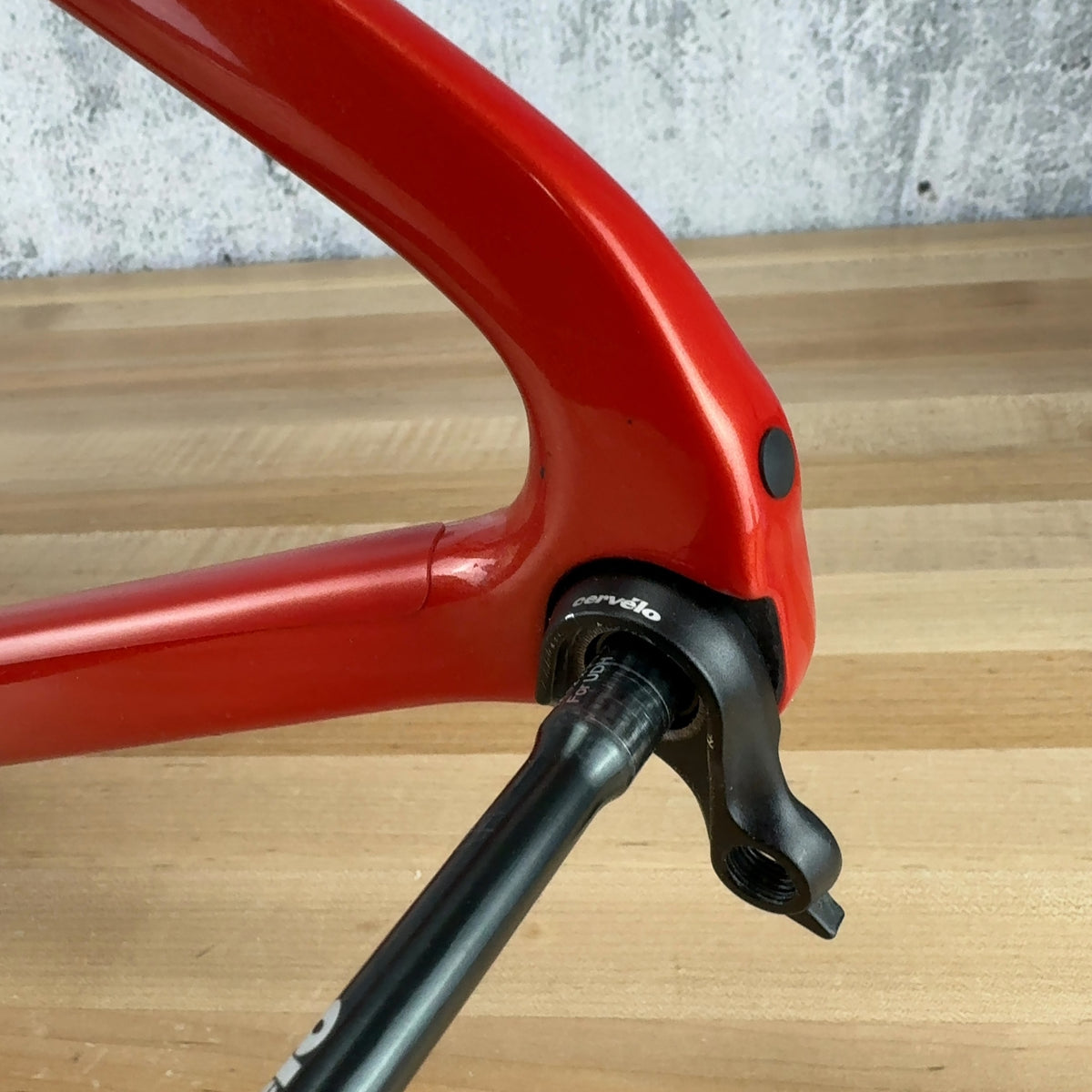 Low Mile! 2026 Cervelo S5 54cm Carnelian Carbon Road Bike Frameset Module 700c
