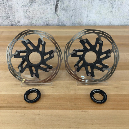 SRAM Paceline X Center-Lock 160mm/160mm Disc Brake Rotors 282g w/ Lockrings