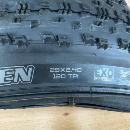 New! Maxxis Aspen 29x2.4 Black Logos Tubeless Single MTB Bike Tire MSRP $104