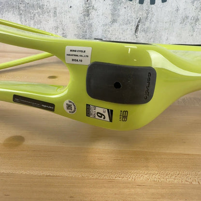 Light Use! 2025 Cervelo P-Series 58cm TT/Triathlon Paris Green Frameset 500 Made