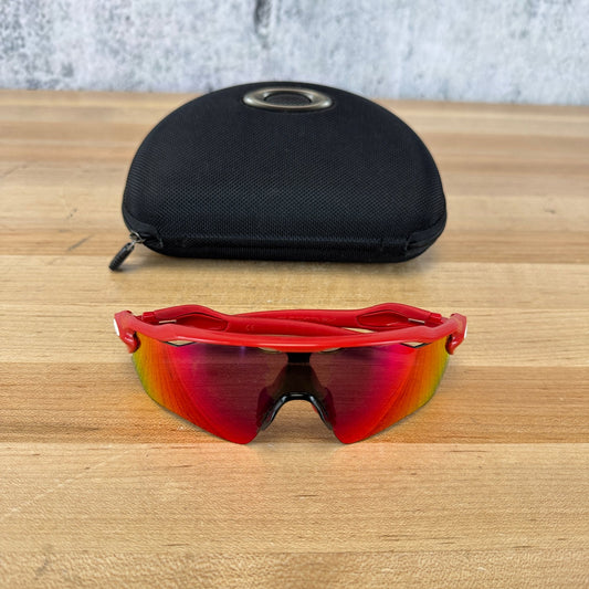 Oakley Radar EV Red Frame Red Lens Cycling Sunglasses