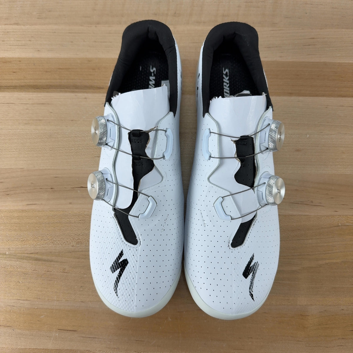 New! Specialized S-Works Torch White Team 42 EU Clipless Cycling Shoes MSRP $500 — photo 2 of 7