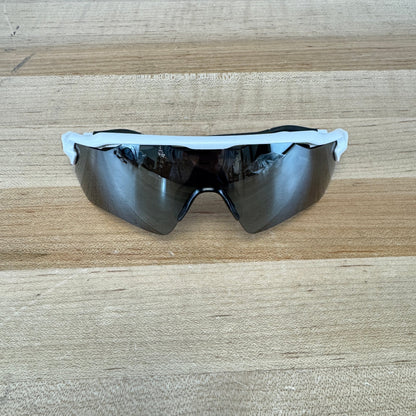 Light Use! 2019 Oakley Radar EV White Frame Black/Clear Lens Cycling Sunglasses