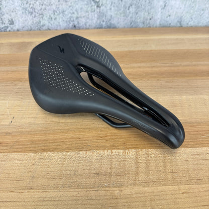 Specialized Power Comp 143mm 7x7mm Steel Rails Black Bike Saddle 232g