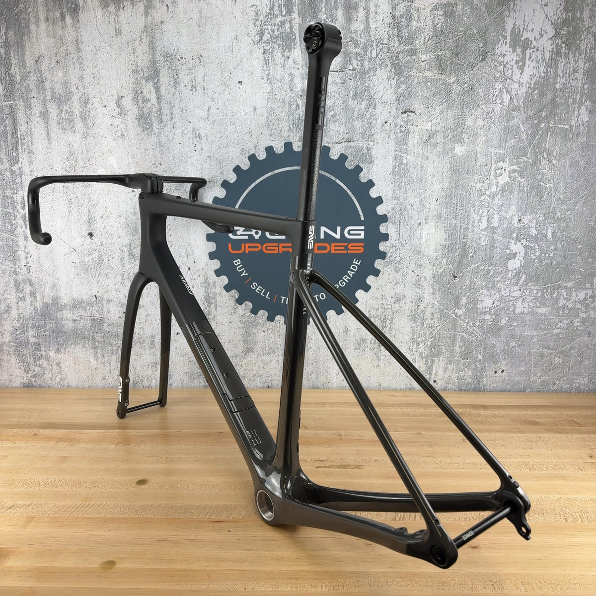Low Mile! 2026 Enve Fray 56cm Clear Smoke Carbon Road Bike Frameset 700c 2390g — photo 4 of 19