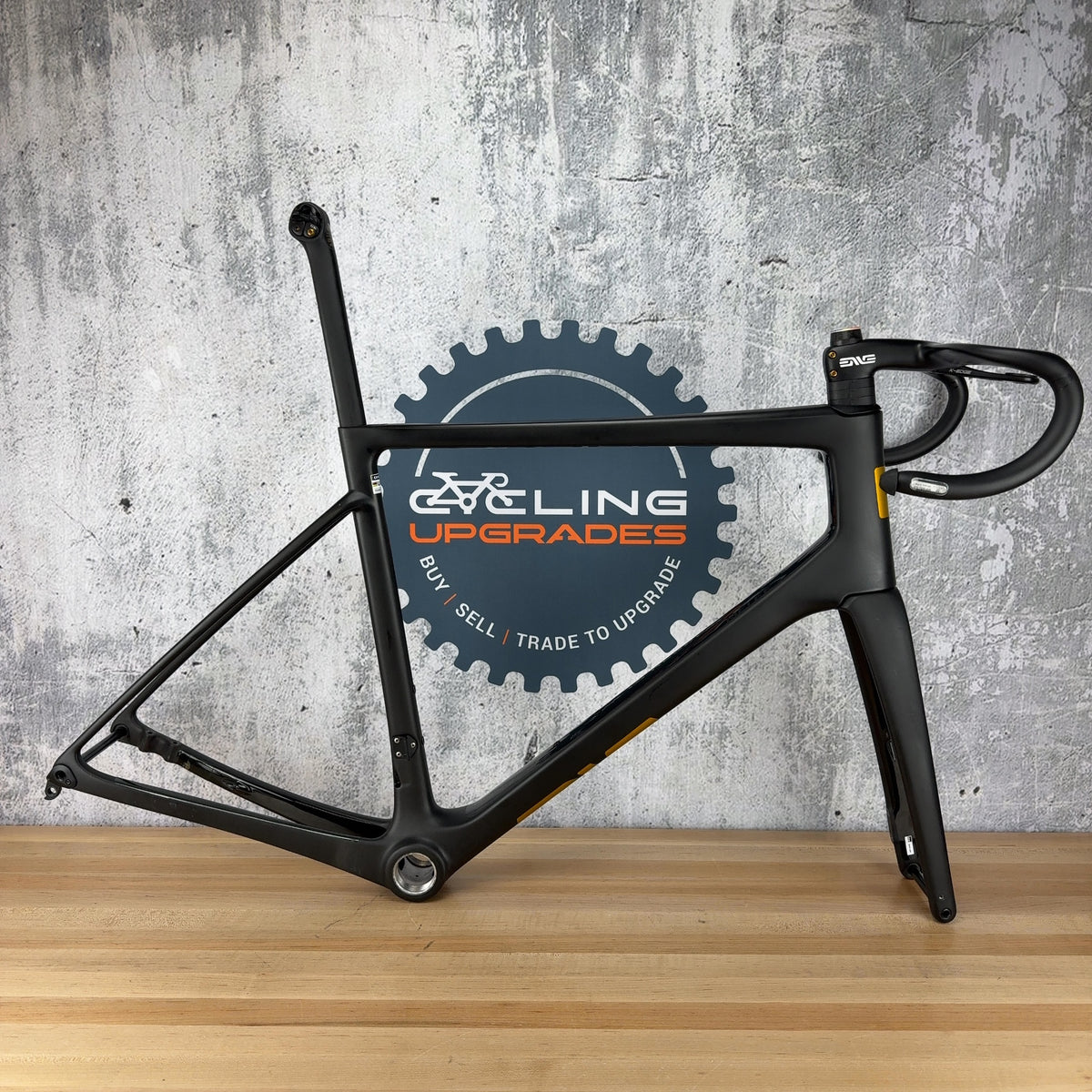 Low Mile! Enve Melee 60cm Black Carbon Road Bike Frameset 700c 2291g