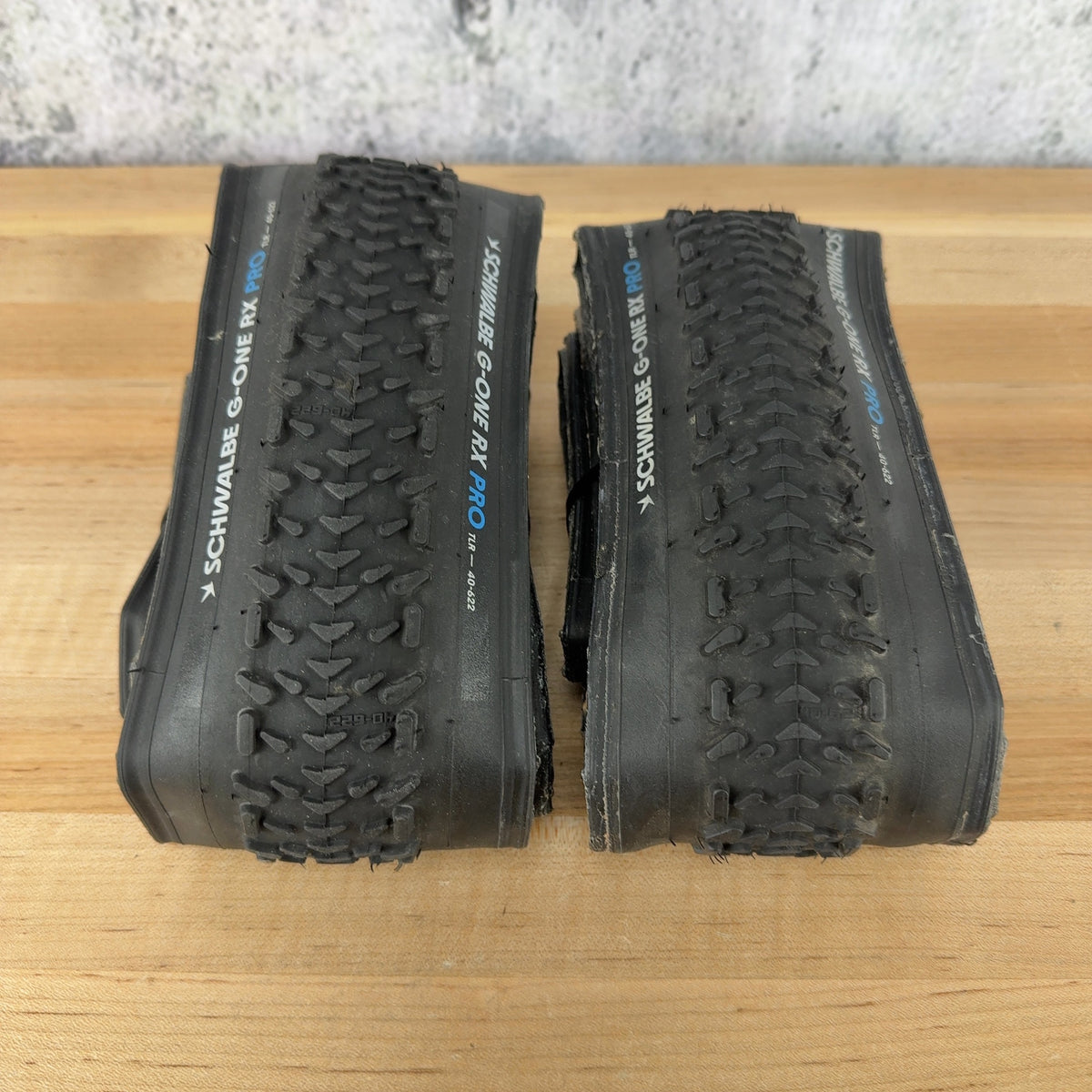 Light Use! Pair Schwalbe G-One RX Pro 700c x 40mm Gravel Tubeless Gravel Tires — photo 1 of 8