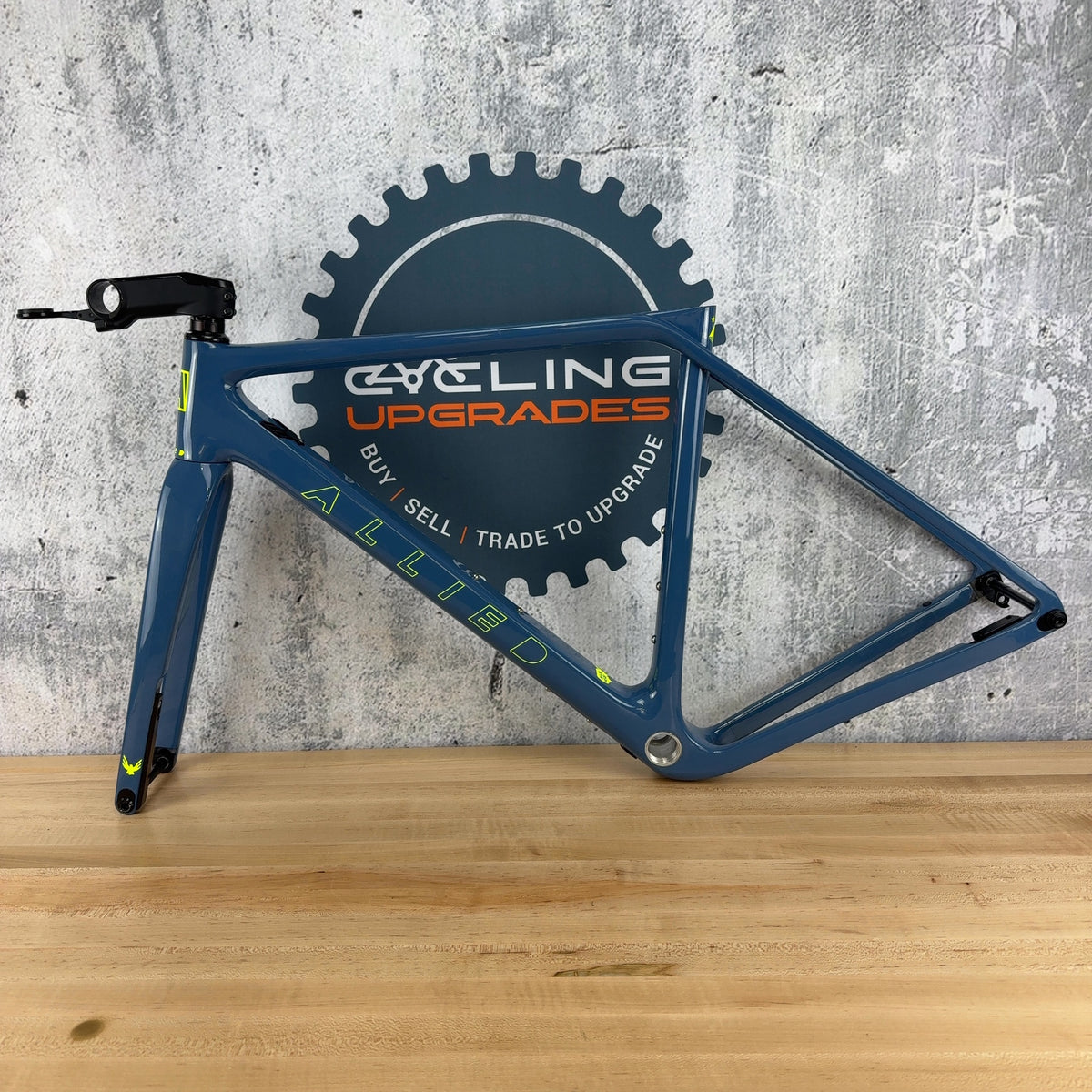 2022 Allied Echo 21'-25' XS Disc Brake Blue Carbon Road Bike Frameset 1925g — photo 2 of 14