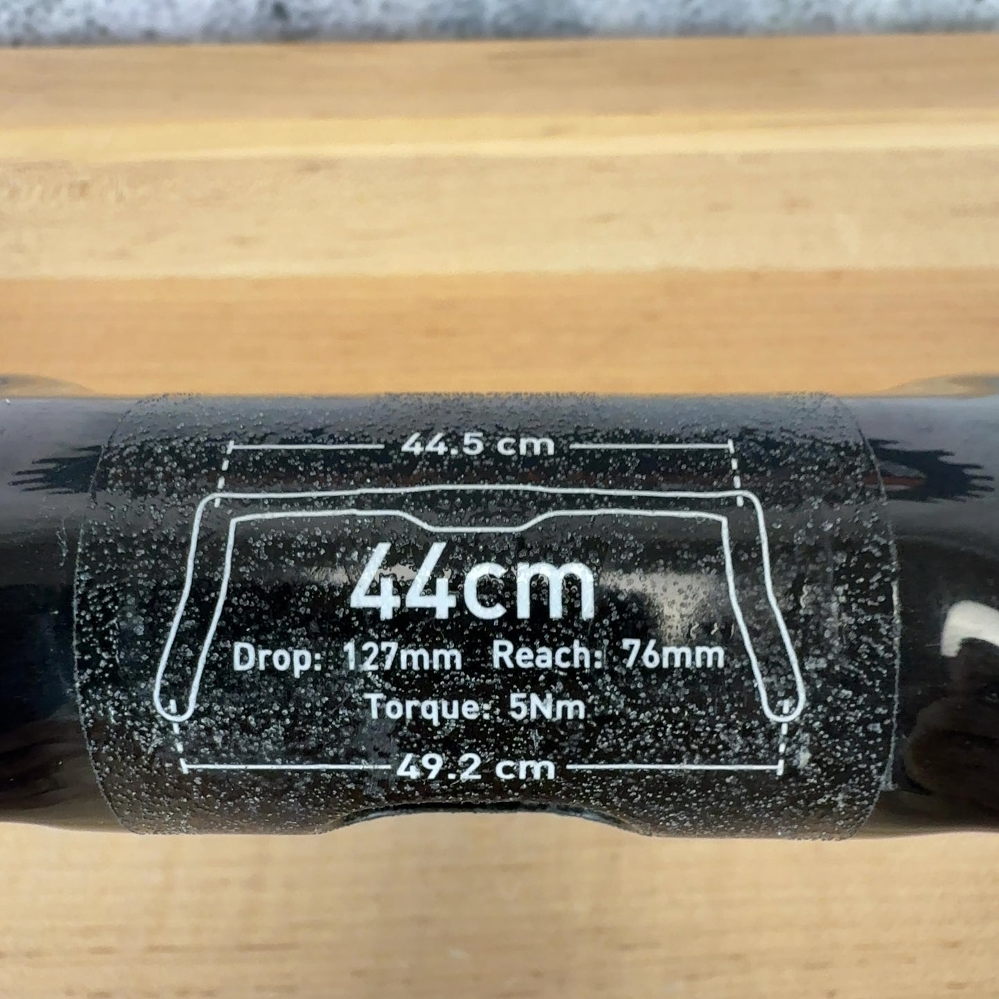 Low Mile! Enve SES AR IN-Route 44cm 31.8 mm Carbon Aero Drop Bike Handlebar 127g