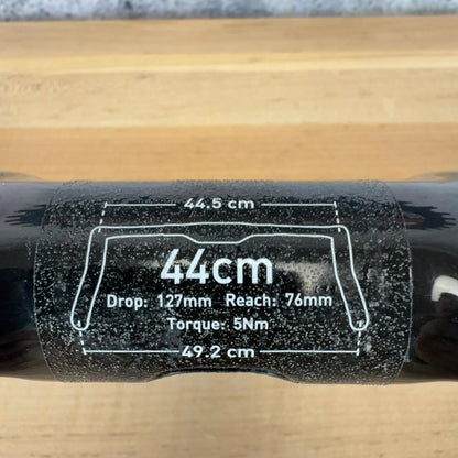 Low Mile! Enve SES AR IN-Route 44cm 31.8 mm Carbon Aero Drop Bike Handlebar 127g