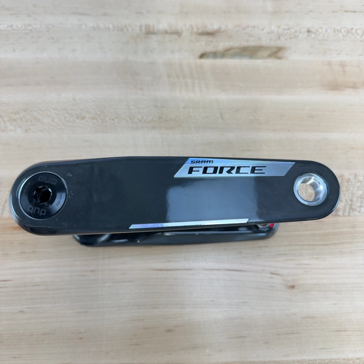New Take Off! SRAM Force AXS E1 165mm 8-Bolt Carbon Crank Arm Assembly MSRP $180 — photo 3 of 9