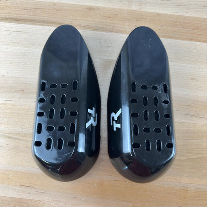 Light Use! Tririg Carbon Arm Cups Closed Back TT/Triathlon Cockpit Pads 434g