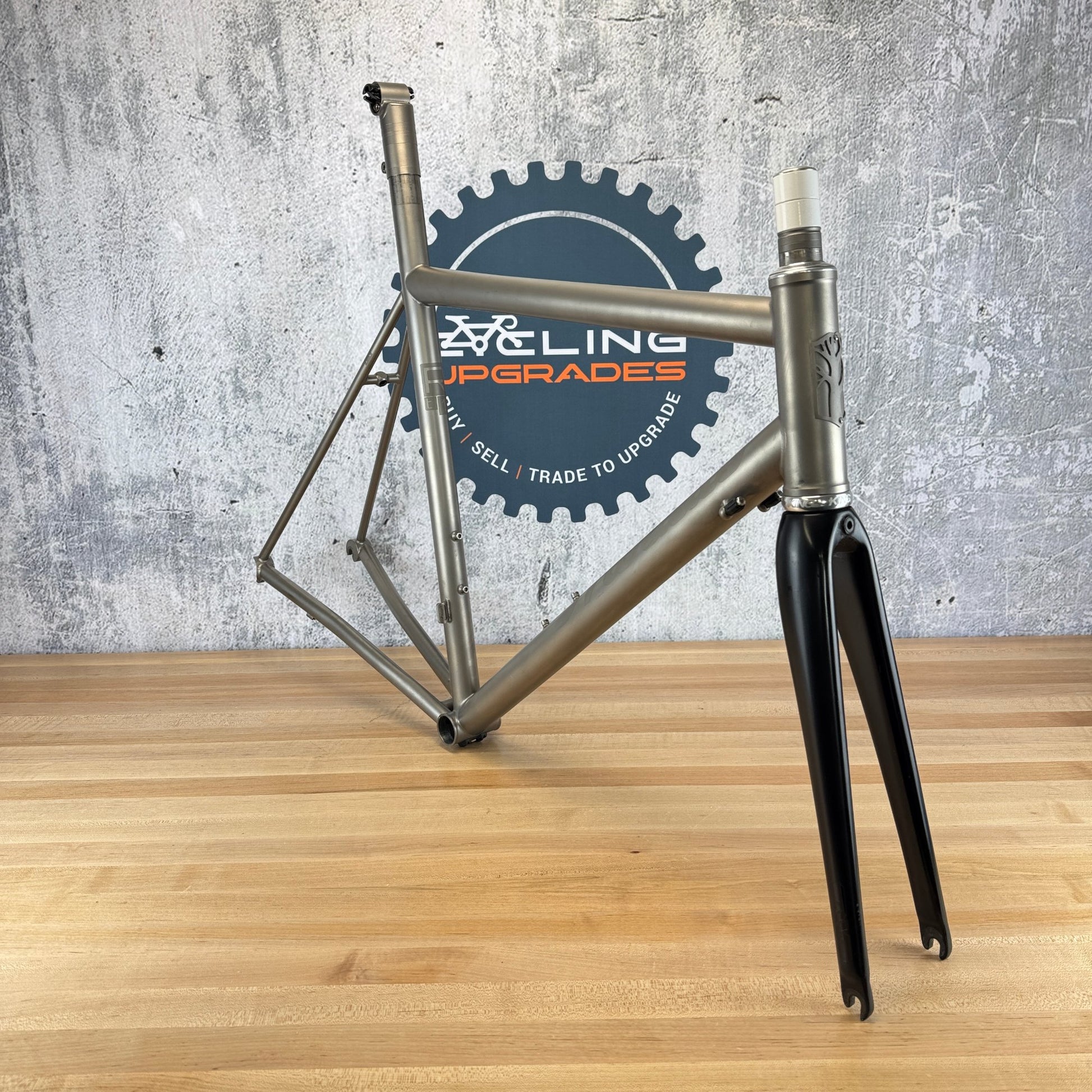 2014 Mosaic RT-1 54cm Titanium Rim Brake Road Frameset Chris King 700C 2062g