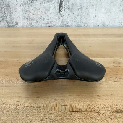 Light Use! Selle Italia SLR Superflow Boost 145mm Carbon Rails Bike Saddle 144g