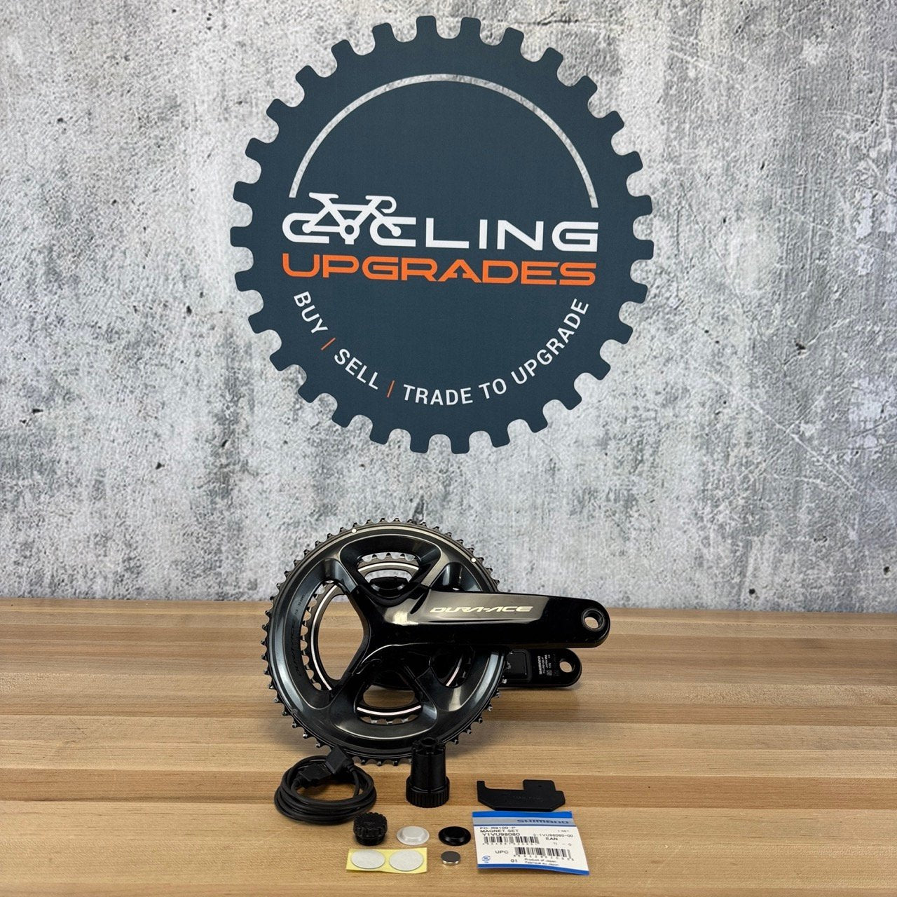Shimano Dura-Ace FC-R9100-P 170mm 52/36 Dual Sided Power Meter 11 Speed Aluminum Crankset with Chainrings