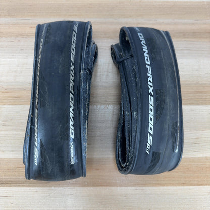 Low Mile! Pair Continental Grand Prix 5000 S TR 700x32mm 700c Tubeless Tires