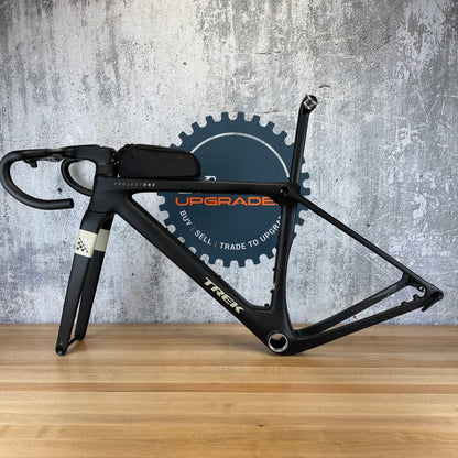 Low Mile! 2025 Trek Checkmate SLR Small Black Carbon Gravel Bike Frameset 2433g