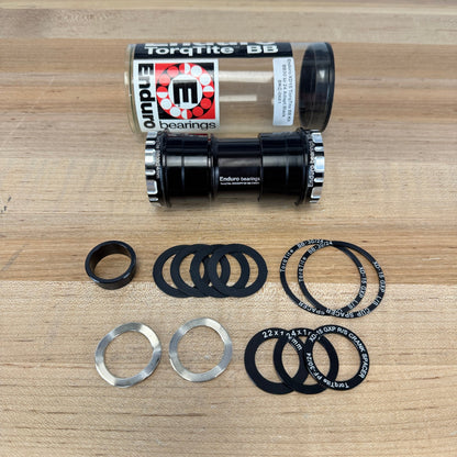 New! Enduro Bearings XD15 TorqTite BB30 to 24mm Ceramic BKC-0681 Bottom Bracket