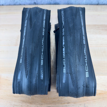 New! Pair Schwalbe One 30mm 700c Tubeless Black Road Bike Tires 725g