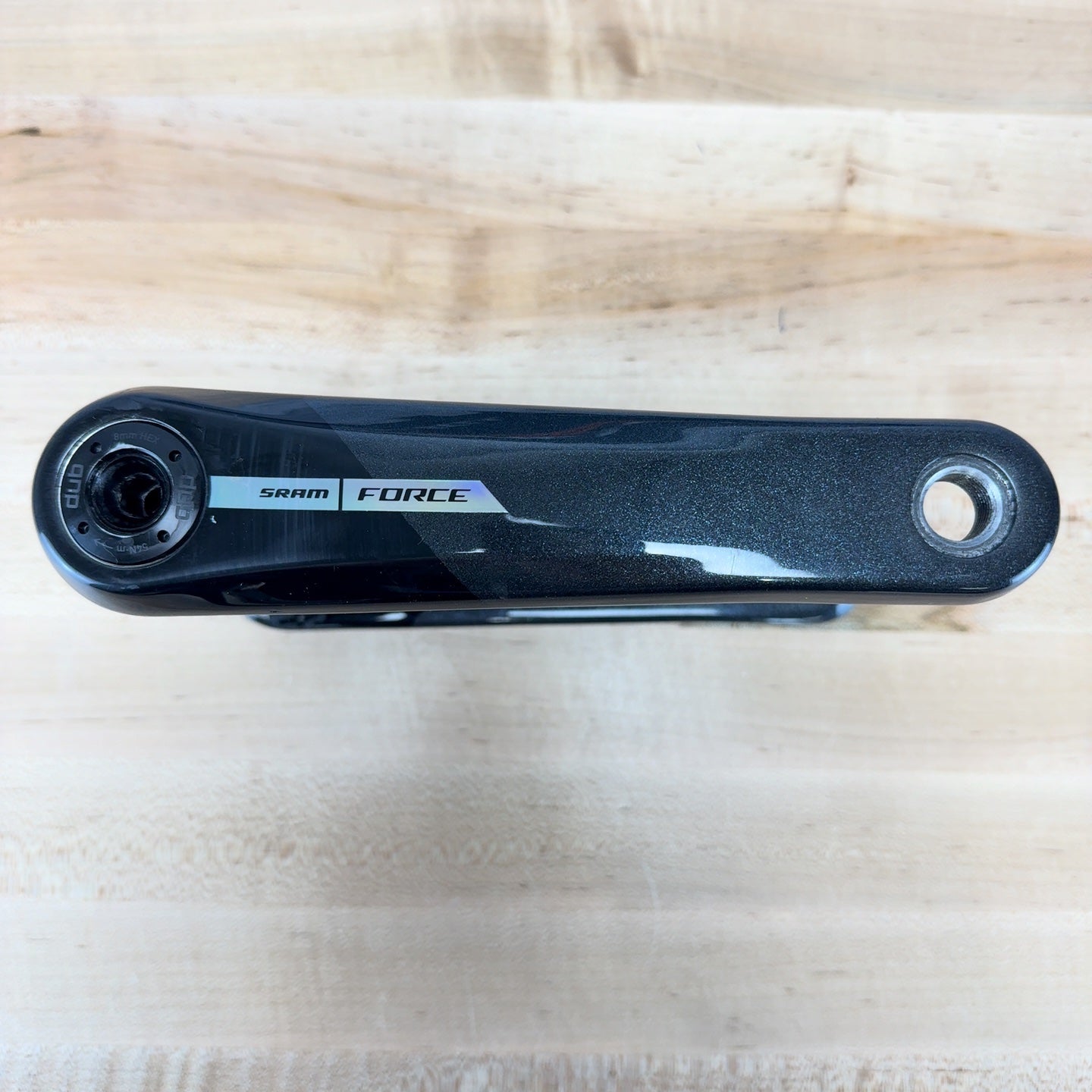 SRAM Force AXS D2 165mm DUB Carbon 8-Bolt 12-speed Crankset without Chainrings