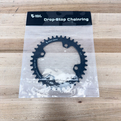 New! Wolf Tooth Drop-Stop A 104 BCD 38T Alloy 1x Chainring MSRP $69.95