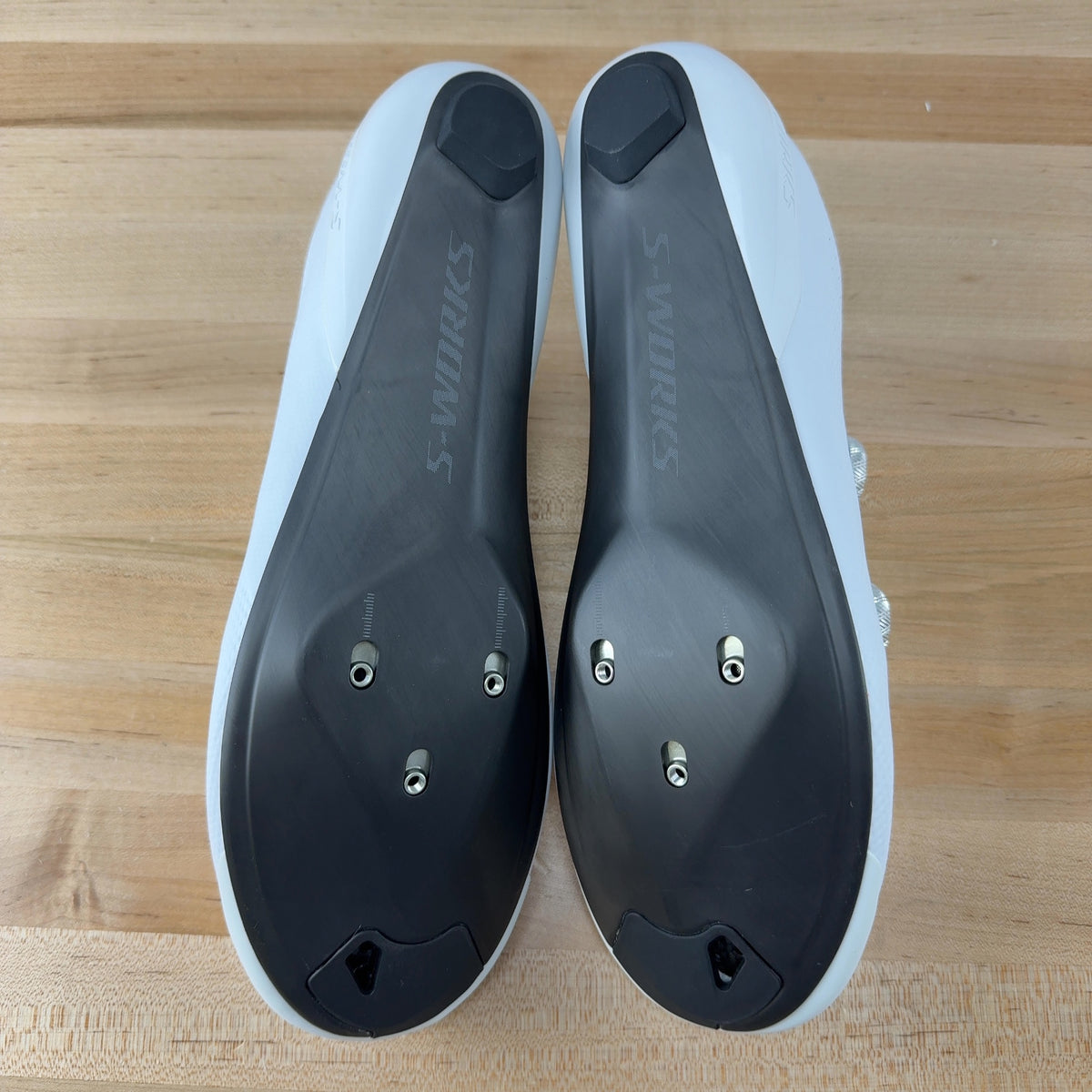 New! Specialized S-Works Torch White 45 EU Carbon Clipless Road Shoes MSRP $500 — photo 5 of 7