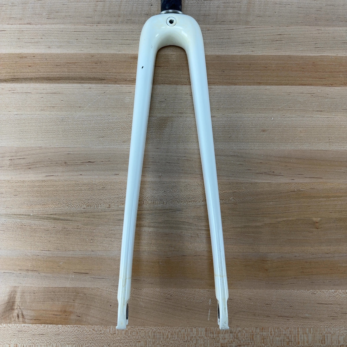 Light Use! Dario Pegoretti Falz White Rim Brake Quick Release Carbon Bike Fork — photo 3 of 11