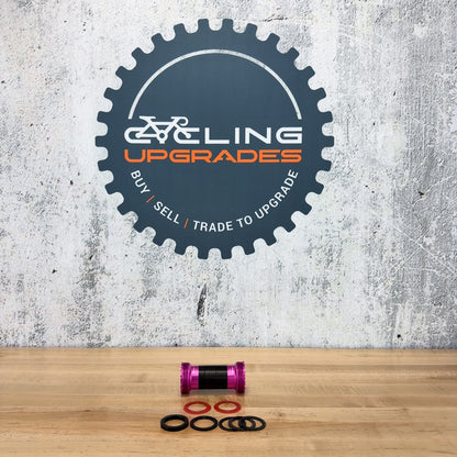 Low Mile! Wheels Manufacturing T47/86 Inboard DUB Abec-3 Pink Bottom Bracket