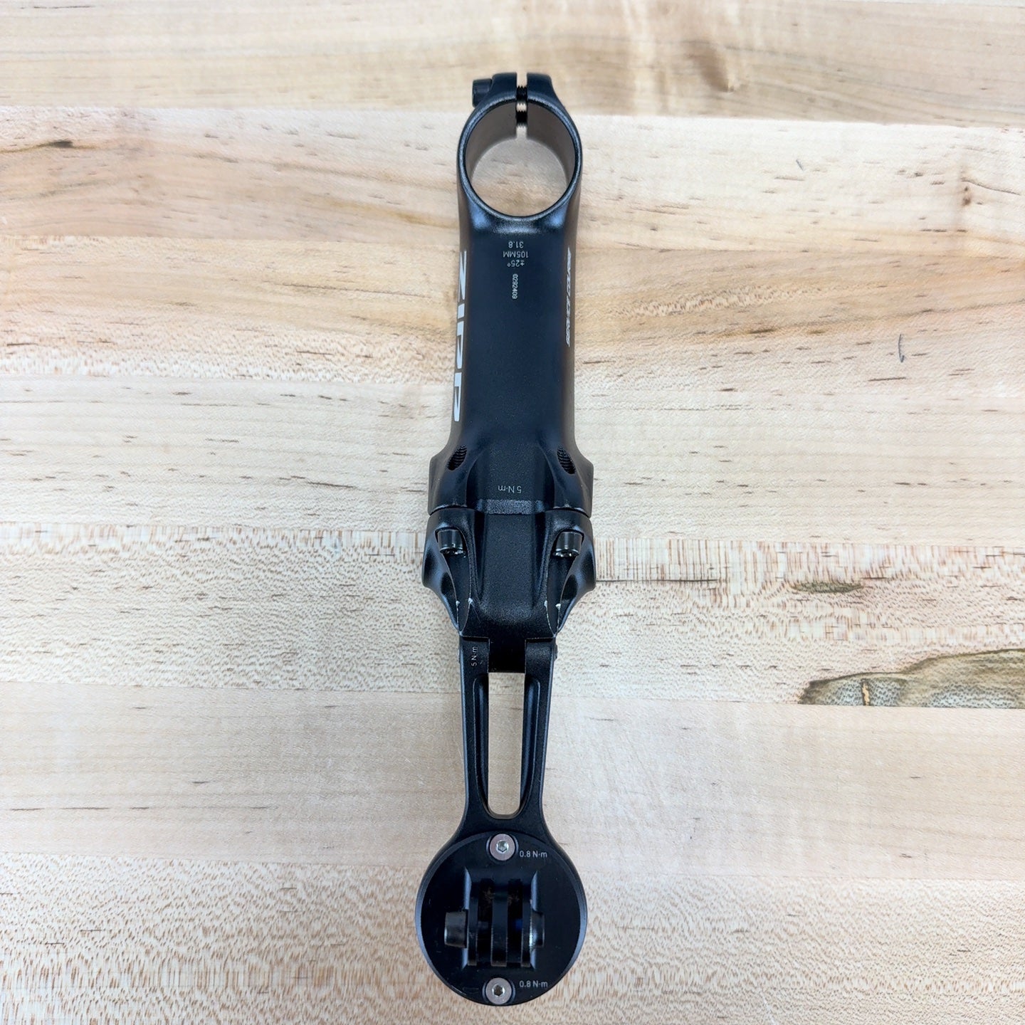 Light Use! Zipp Service Course 105mm Alloy 31.8mm 12.5cm +/-25º Stem