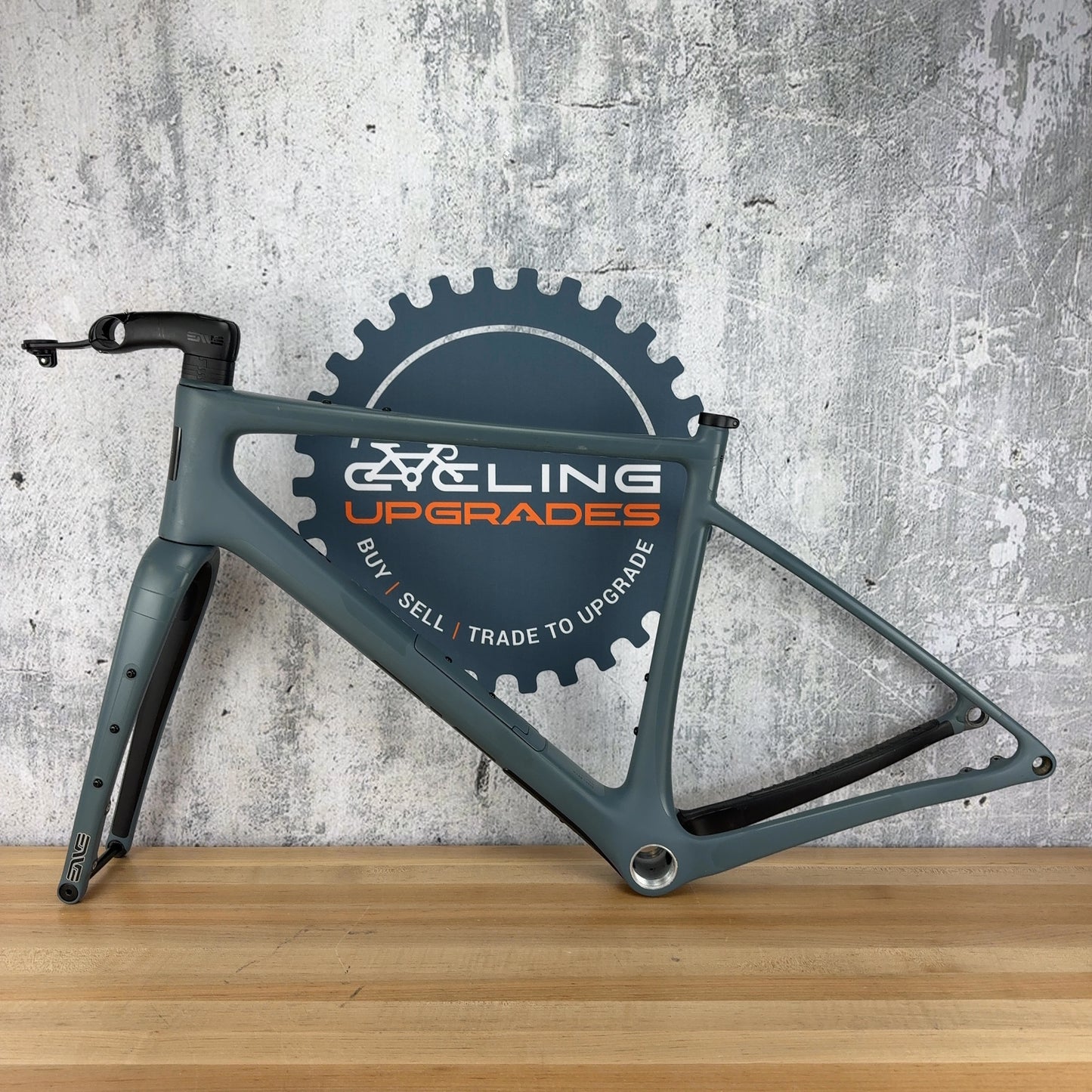 Low Mile! 2023 Enve Mog 56cm Slate Blue Carbon Disc Gravel Bike Frameset 2148g