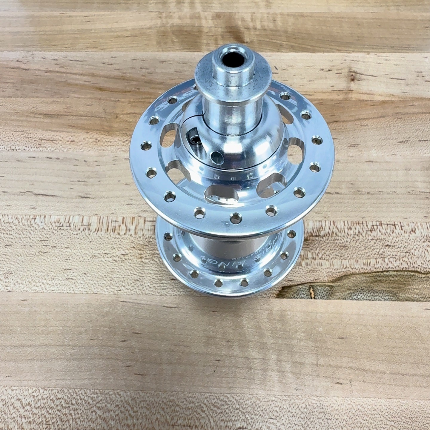 Light Use! Chris King R45 32 Hole Silver Quick Release Rim Brake Hubset 326g