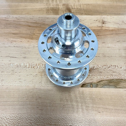 Light Use! Chris King R45 32 Hole Silver Quick Release Rim Brake Hubset 326g