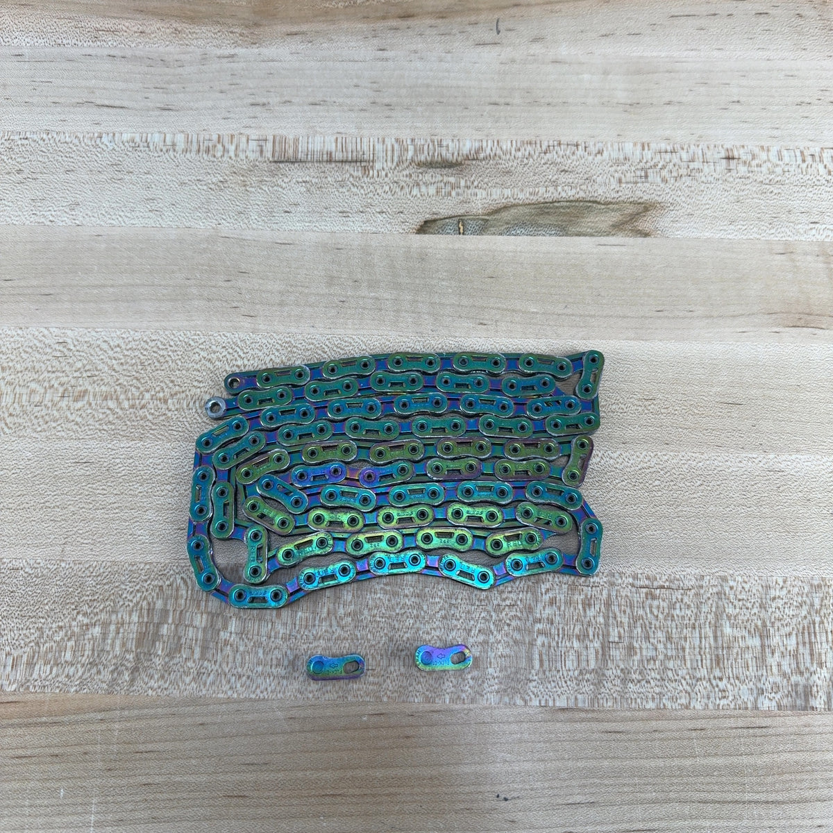 SRAM Red AXS 12/13 Speed Flattop E1 Rainbow Chain 115 Link 245g Waxxed — photo 1 of 4