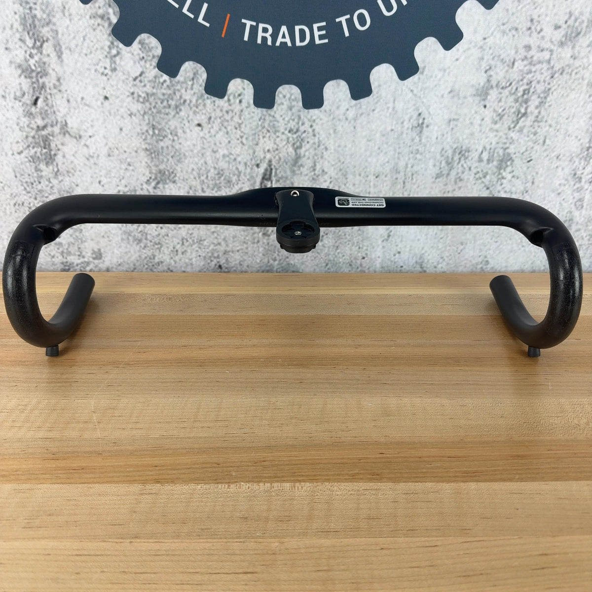 Light Use! Hollowgram Knot SystemBar 44cm w/Computer Mount Carbon Handlebar 335g