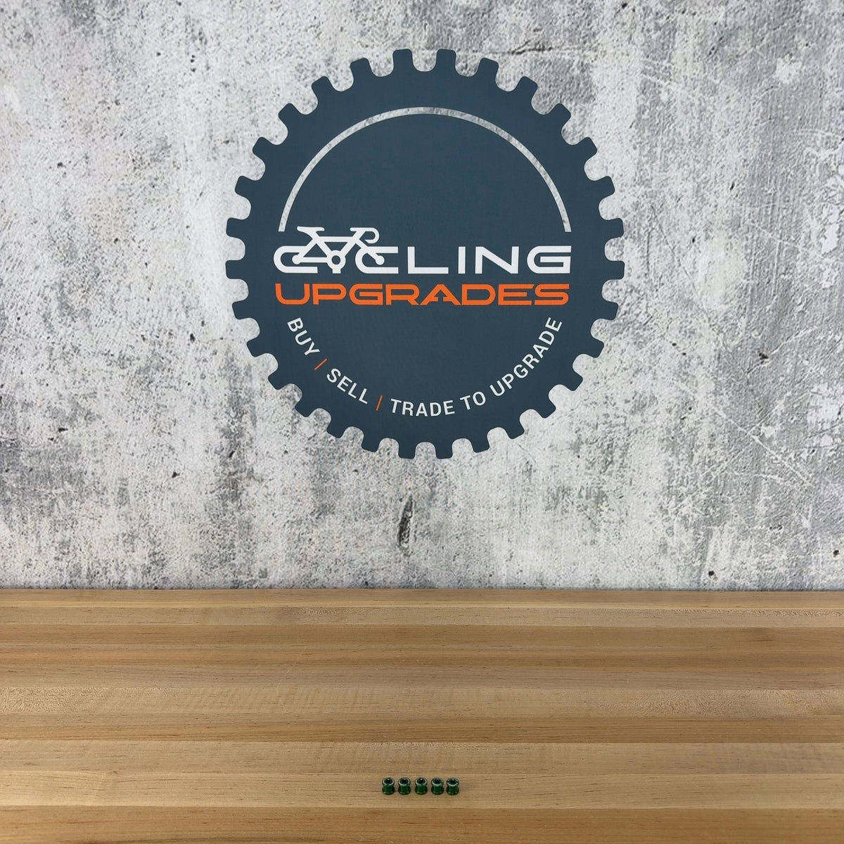 New! Carbon-Ti X-Fix Road Five Green Bike Chainring Bolts 8.5g MSRP $30