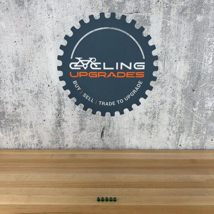 New! Carbon-Ti X-Fix Road Five Green Bike Chainring Bolts 8.5g MSRP $30