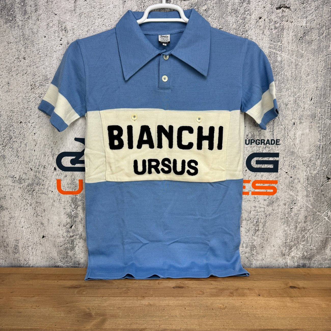 2Velo Bianchi Ursus Wool Medium Cycling Jersey