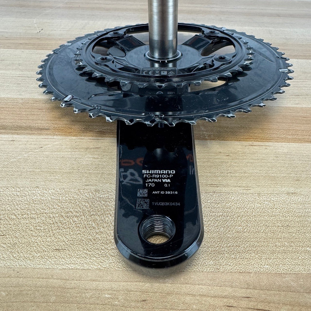 Shimano Dura-Ace FC-R9100-P 170mm 52/36 Dual Sided Power Meter 11 Speed Aluminum Crankset with Chainrings — photo 11 of 15