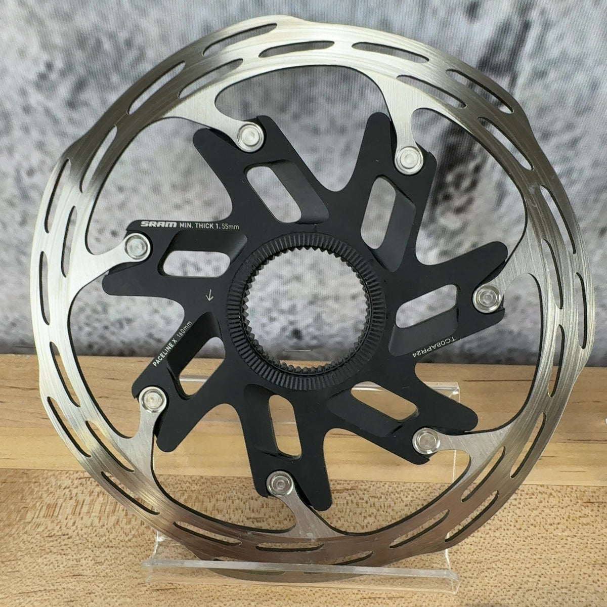 Light Use! SRAM Paceline X Center Lock 160mm/160mm Bike Disc Brake Rotors 280g — photo 3 of 6