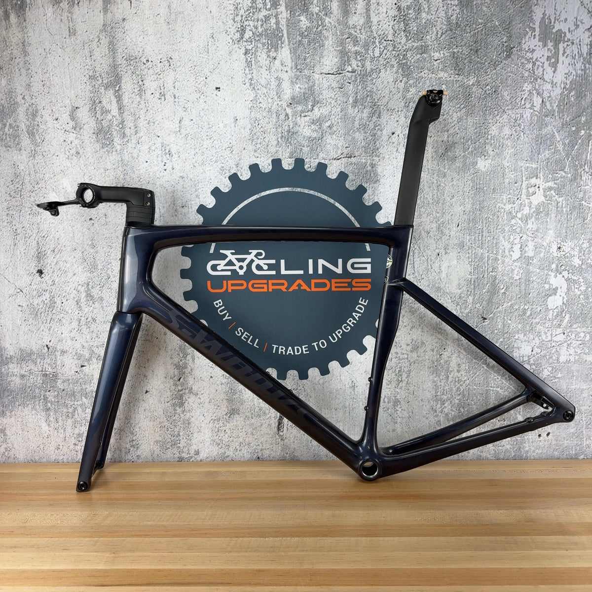 2021 Specialized S-Works Tarmac SL7 58cm Blue Carbon Road Bike Frameset 1970g — photo 2 of 18