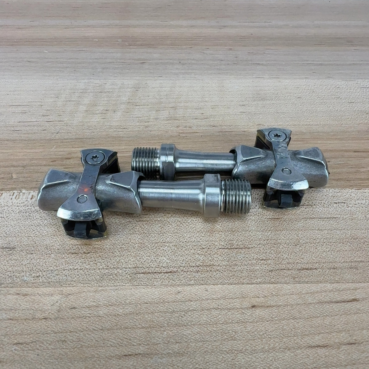 Speedplay Pave Titanium Silver Clipless Road Bike Pedals 189g w/ cleats
